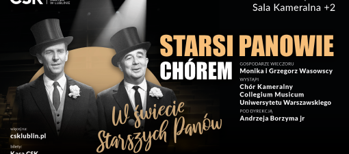 W świecie Starszych Panów w CSK trzy wieczory z piosenkami Wasowskiego i Przybory